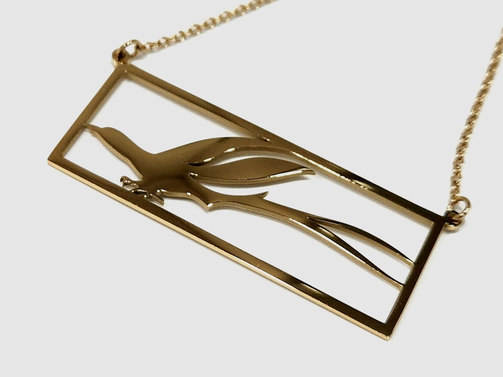 Necklace Pendant New Ireland (Gold)